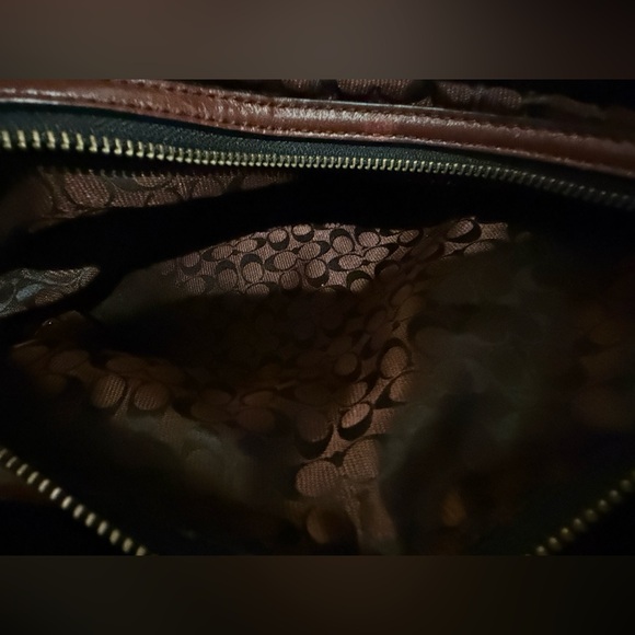 Coach Burgundy Leather Bag - Picture 7 of 9